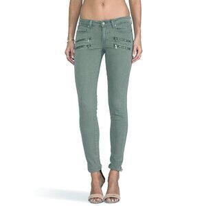 PAIGE Edgemont Ultra Skinny Jeans Sage Green 28